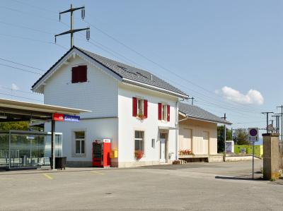 Bahnhof Courfaivre Renovierung - kleine Darstellung