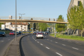 Fussgänger-Fahrradbrücke über di