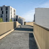 Fussgänger-Fahrradbrücke über di